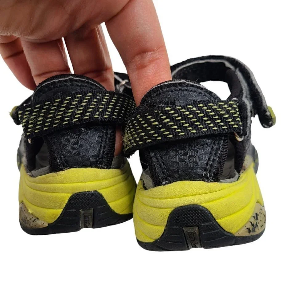 JAMBU Toddler Black Yellow Water Shoe Sandals Mary Jane Beach Hike Summer